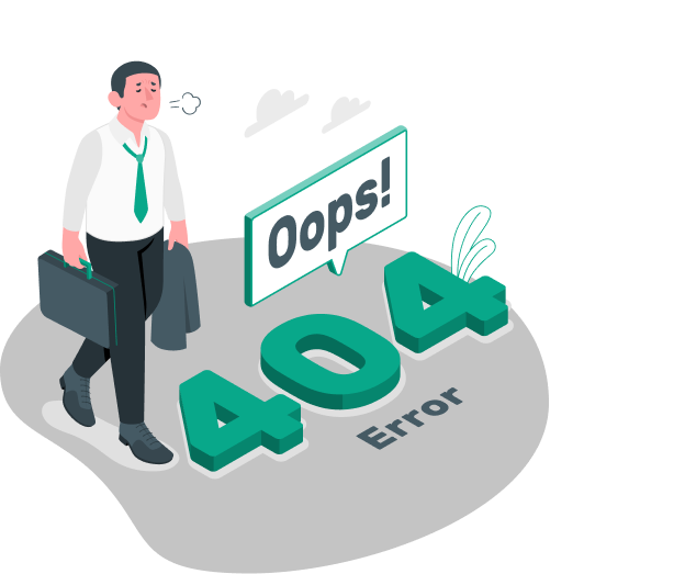 PARQ maintenance technician on 404 error page